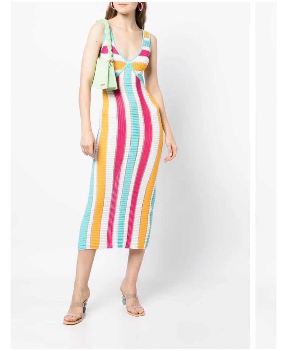 SOLID & STRIPED The Aubrey Striped Tank Midi Dress Scoop Neck Size XS